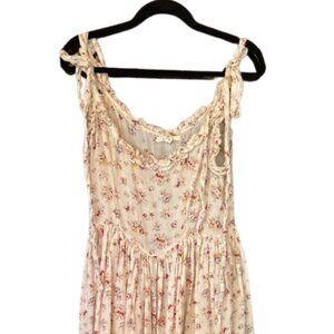 Doen floral linen maxi